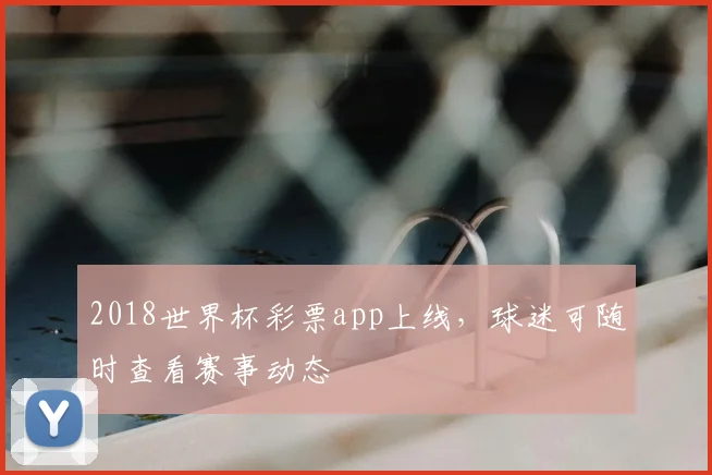 2018世界杯彩票app上线，球迷可随时查看赛事动态