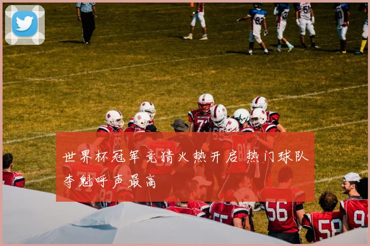 世界杯冠军竞猜火热开启 热门球队夺魁呼声最高